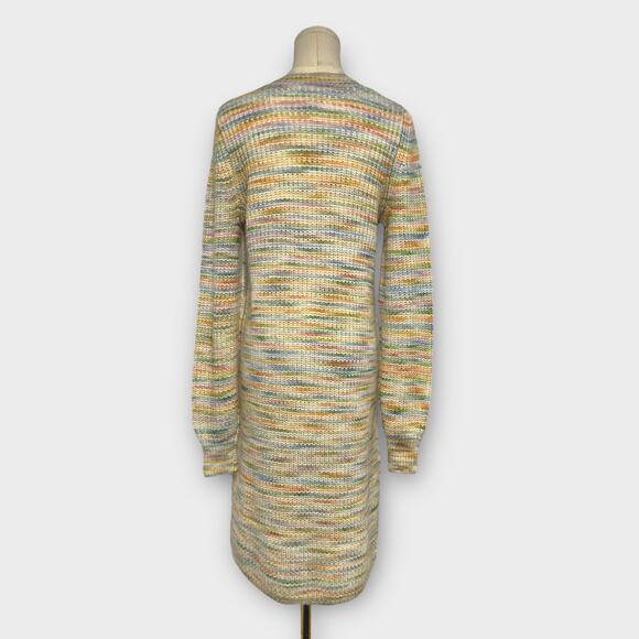 LOFT Rainbow Spacedye Sweater Dress Size Small NEW - Picture 3 of 7
